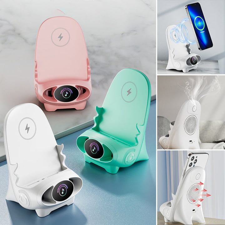 Drahtloser Telefonhalter | 15W | Schnellladen | Kompakt | Stuhlform-Luzern Mode