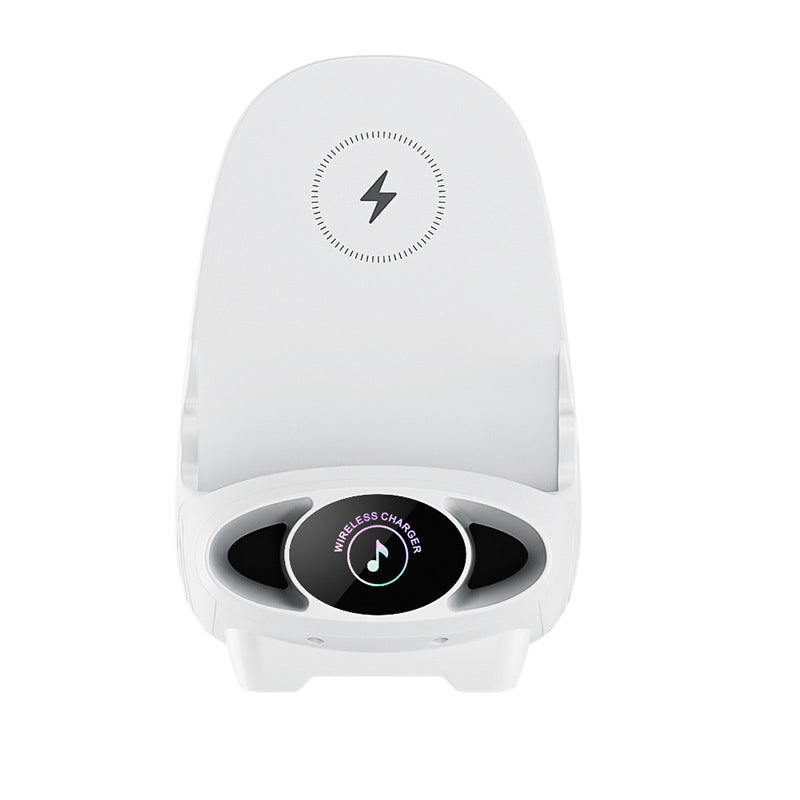 Drahtloser Telefonhalter | 15W | Schnellladen | Kompakt | Stuhlform-Weiß-Luzern Mode