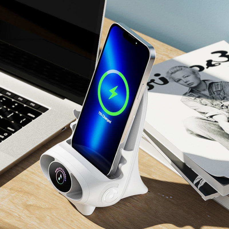 Drahtloser Telefonhalter | 15W | Schnellladen | Kompakt | Stuhlform-Luzern Mode