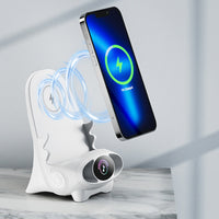 Drahtloser Telefonhalter | 15W | Schnellladen | Kompakt | Stuhlform-Luzern Mode