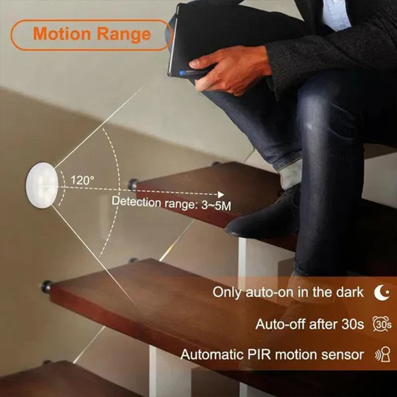 LED Nachtlicht | Intelligenter Sensor Magnetisch Langlebig Vielseitig LumiSense-Luzern Mode