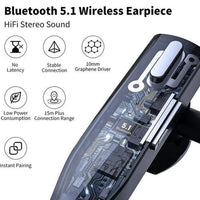 Bluetooth-Headset | Dual Mic | Drahtlos | Schwarz | Geräuschunterdrückung-Luzern Mode