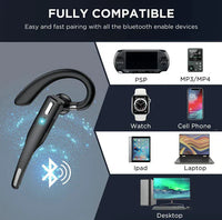 Bluetooth-Headset | Dual Mic | Drahtlos | Schwarz | Geräuschunterdrückung-Luzern Mode