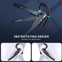 Bluetooth-Headset | Dual Mic | Drahtlos | Schwarz | Geräuschunterdrückung-Luzern Mode