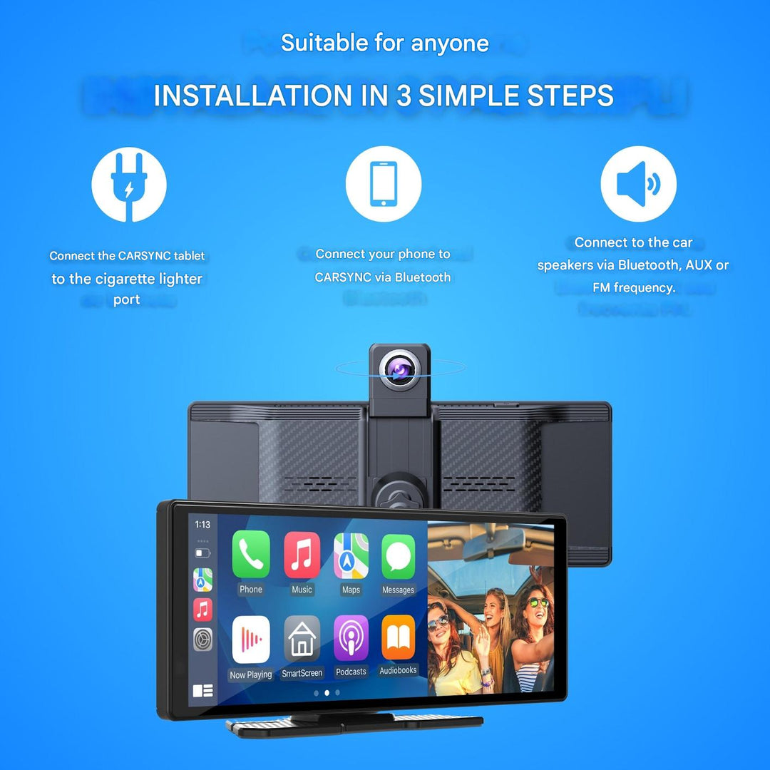 Multimedia Autoradio | CarPlay | Android Auto | Dashcam | Universell-Luzern Mode
