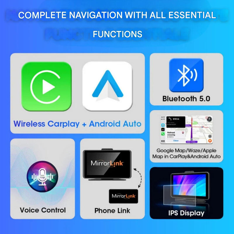 Multimedia Autoradio | CarPlay | Android Auto | Dashcam | Universell-Luzern Mode