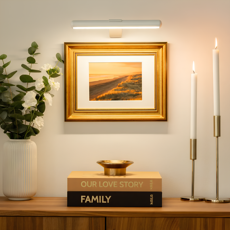 Wandlampe für Kunst | Drahtlos | Aufladbar | Sparsam | Rechteckig-Luzern Mode