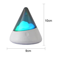 Nachtlicht | Eisberg LED USB Drahtlos Stilvoll RGB Vielseitig-Luzern Mode
