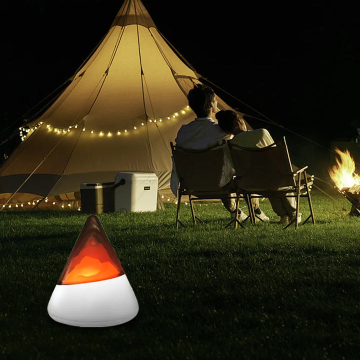 Nachtlicht | Eisberg LED USB Drahtlos Stilvoll RGB Vielseitig-Luzern Mode