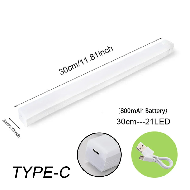 Nachtlicht | Sensor LED Drahtlos USB-C Wiederaufladbar Vielseitig Robuste-Luzern Mode