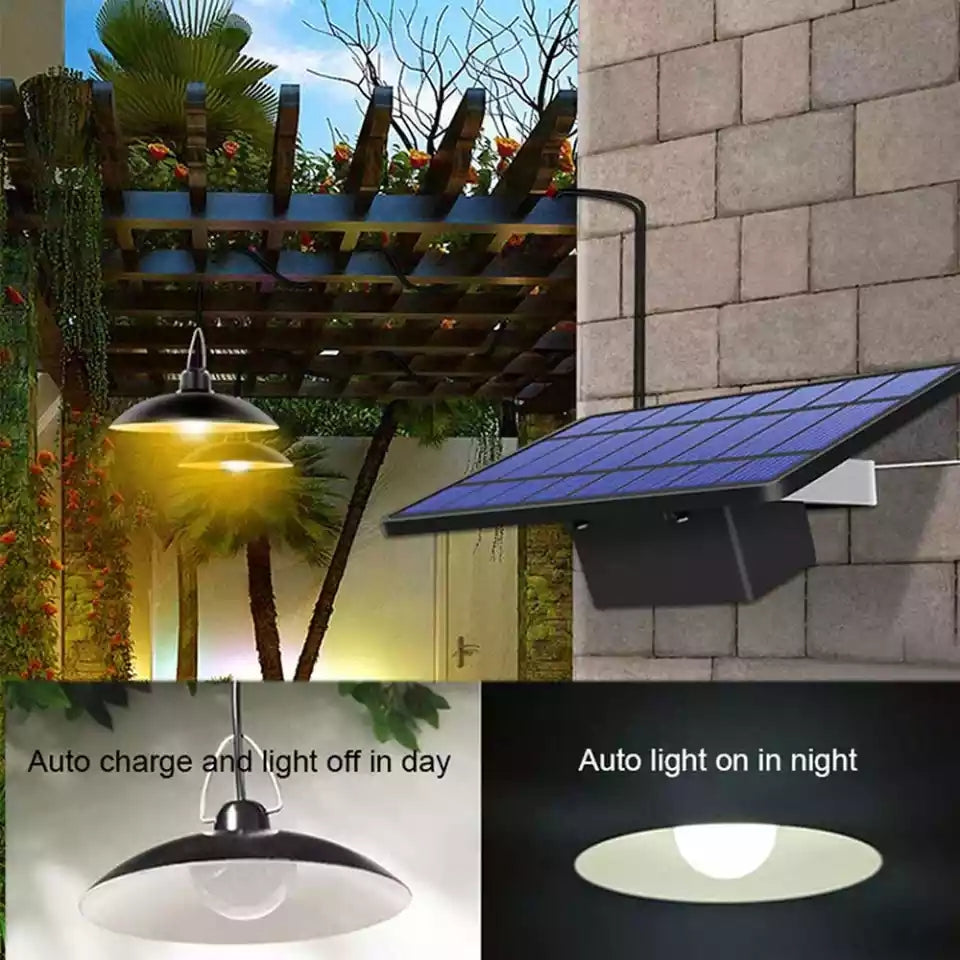 Solar LED Lampenset | Drahtlos | Fernbedienung | Energiesparend | Hell-Luzern Mode