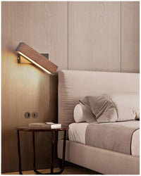 Holz-Wandleuchte | LED Langlebig Stilvoll Praktisch Vielseitig Atmosphärisch-Luzern Mode