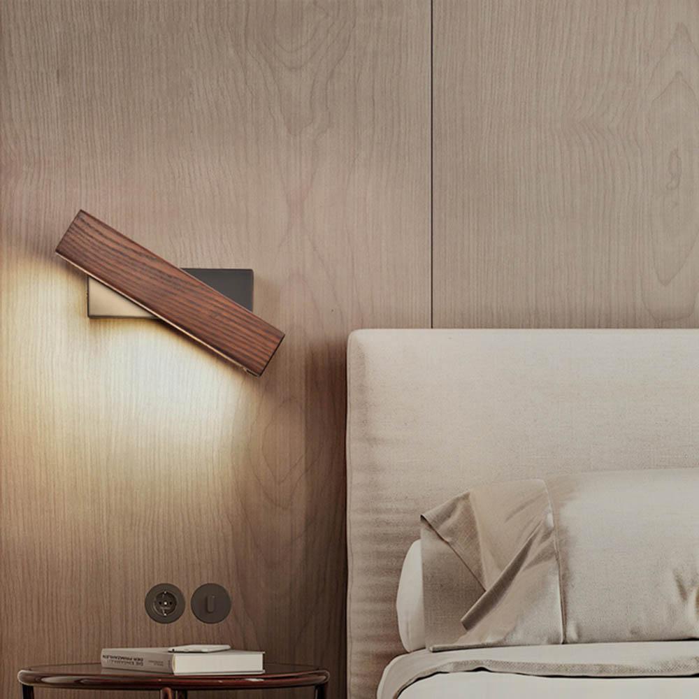 Holz-Wandleuchte | LED Langlebig Stilvoll Praktisch Vielseitig Atmosphärisch-Luzern Mode