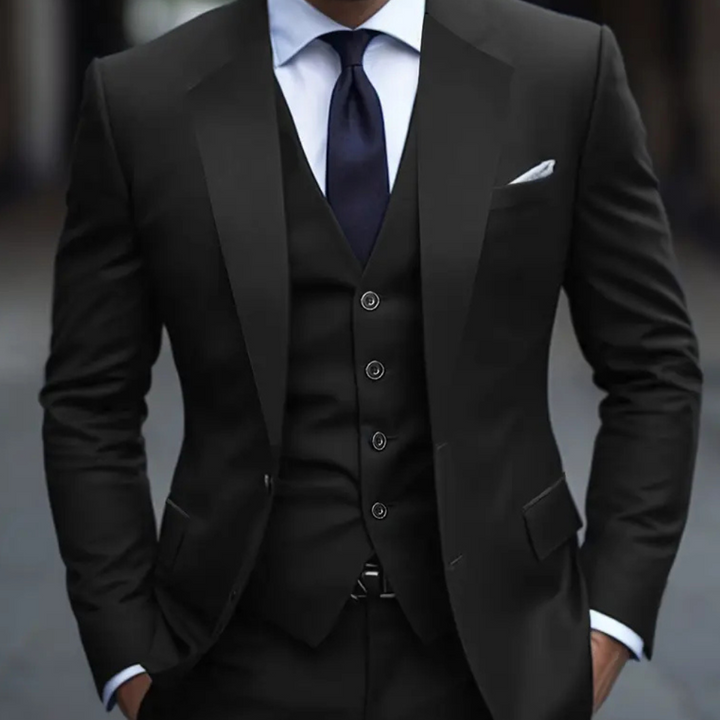 Herrenanzug Slim Fit Business Anzug für Büro und Hochzeit-Luzern Mode