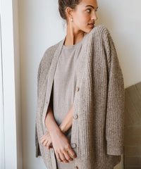 Damen Cashmere Weste mit V-Ausschnitt – Sylvie