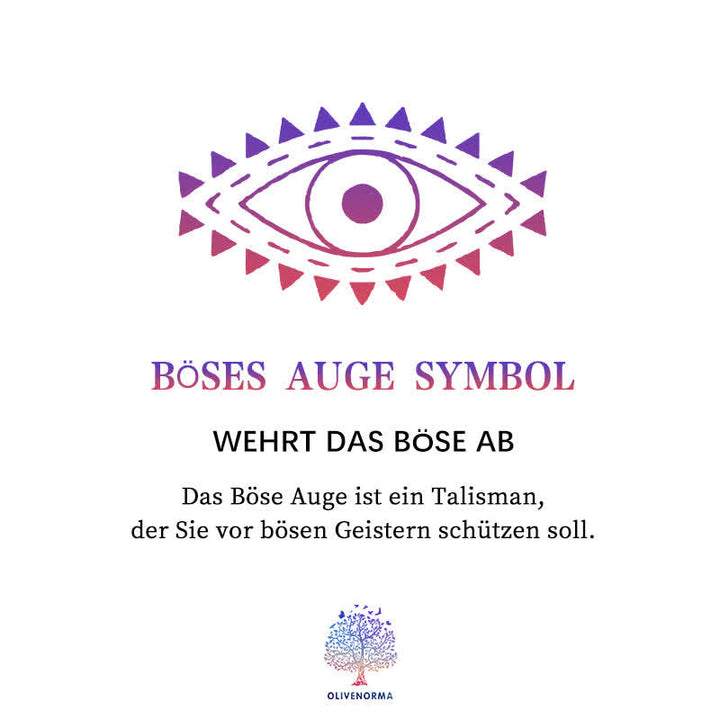Halskette für Damen | Böser Blick | Schutz | Gold | Stilvoll-Luzern Mode