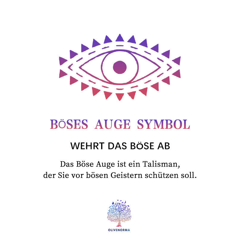 Halskette für Damen | Böser Blick | Schutz | Gold | Stilvoll-Luzern Mode