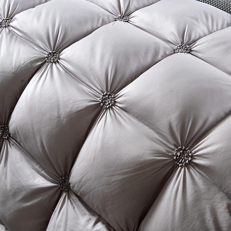 Gänsedaunen Bettdecke | Doppelbett Warm Komfortabel Langlebig Durchgesteppt-Luzern Mode