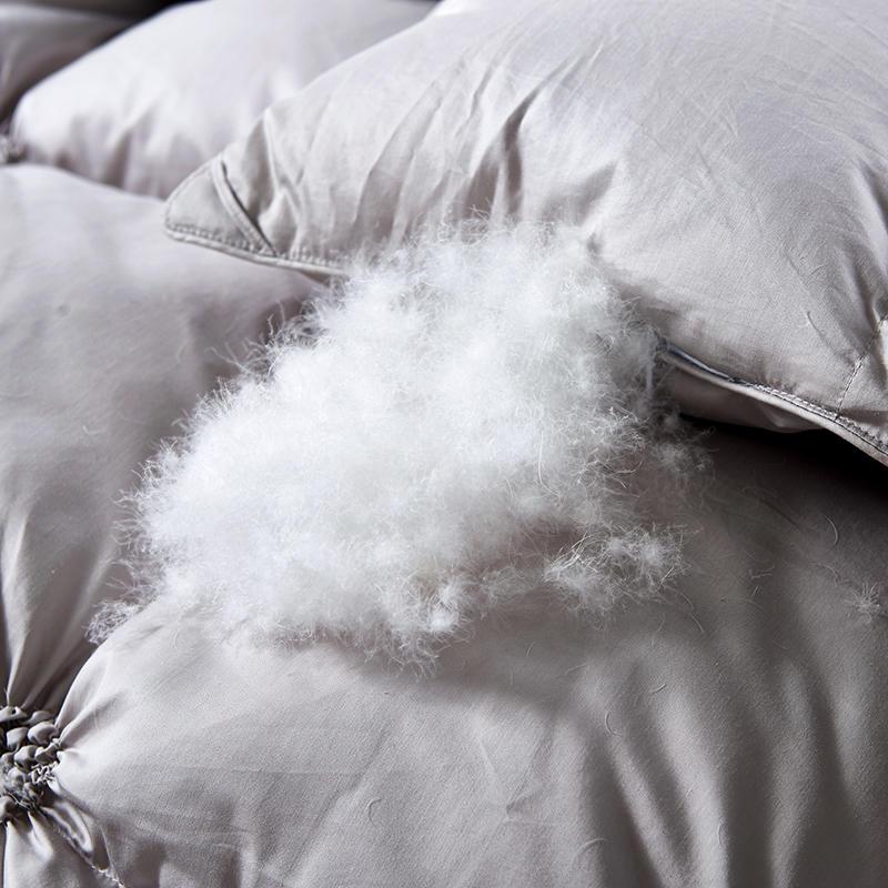 Gänsedaunen Bettdecke | Doppelbett Warm Komfortabel Langlebig Durchgesteppt-Luzern Mode