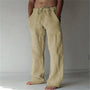 Lässige Herren Leinenhose mit weitem Schnitt für den Sommer – Elias