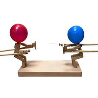 Holz-Fechtspiel | Dynamisch Langlebig Ballon 2-Spieler Lernspiel-Luzern Mode
