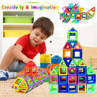 Magnetische Konstruktionsbausteine für Kinder – Lernspiel mit 118/148 Teilen