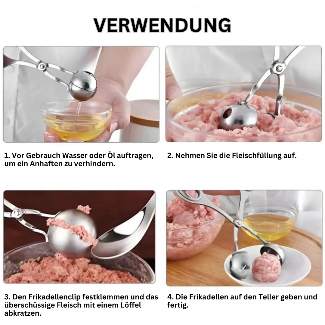 Fleischballformer | Edelstahl Praktisch Ergonomisch Langlebig Vielseitig Kochen-Luzern Mode