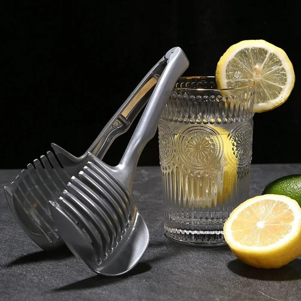 Fruchtschneider | Scheiben Edelstahl Langlebig Vielseitig Ergonomisch Praktisch-Luzern Mode