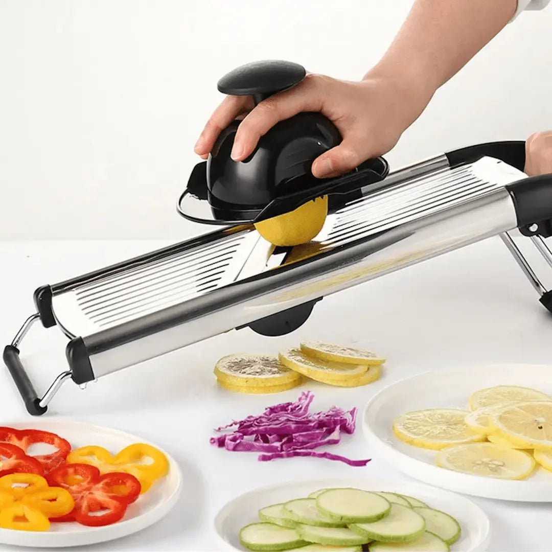 Mandoline | Edelstahl Vielseitig Langlebig Verstellbar Sicher-Luzern Mode