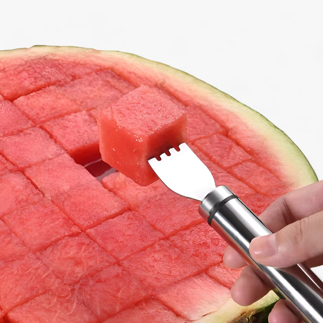 Wassermelonen-Schneider | Edelstahl | Langlebig | Praktisch | Kompakt | Vielseitig | Schnell-Luzern Mode