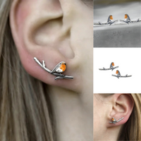 Schmuckset Damen | Rotkehlchen | Hypoallergen | Halskette und Ohrringe-Luzern Mode