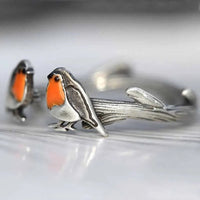 Schmuckset Damen | Rotkehlchen | Hypoallergen | Halskette und Ohrringe-Luzern Mode