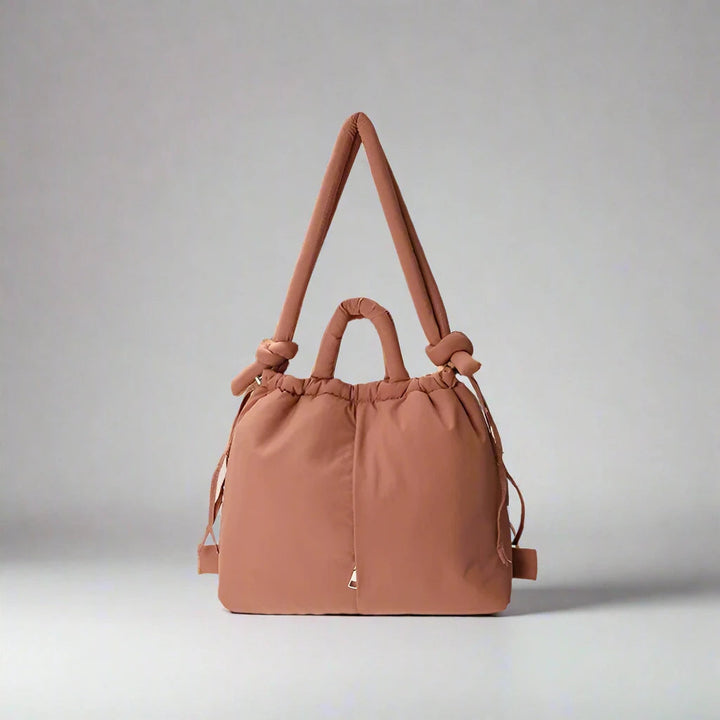 Damen Handtasche | Schultergurt | Pufferdesign | Geräumig | Fächer | Reißverschluss-Rosa-Luzern Mode