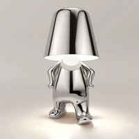 Tischlampe | Gold | Silber | Einfarbig | Stilvoll | Stimmungsbeleuchtung | Einzigartig | Humorvoll | Langlebig-Luzern Mode