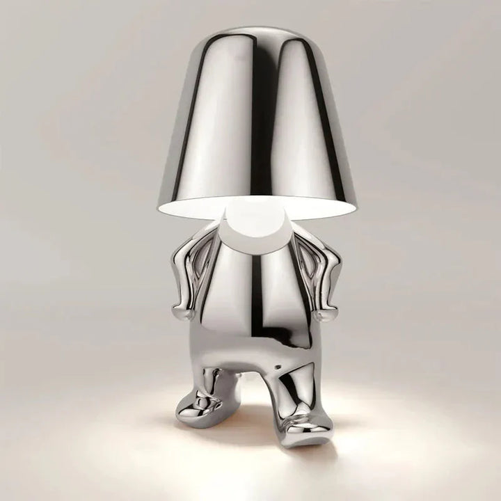Tischlampe | Gold | Silber | Einfarbig | Stilvoll | Stimmungsbeleuchtung | Einzigartig | Humorvoll | Langlebig-Luzern Mode