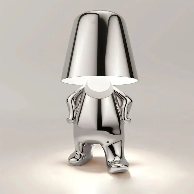 Tischlampe | Gold | Silber | Einfarbig | Stilvoll | Stimmungsbeleuchtung | Einzigartig | Humorvoll | Langlebig-Luzern Mode