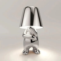 Tischlampe | Gold | Silber | Einfarbig | Stilvoll | Stimmungsbeleuchtung | Einzigartig | Humorvoll | Langlebig-Luzern Mode