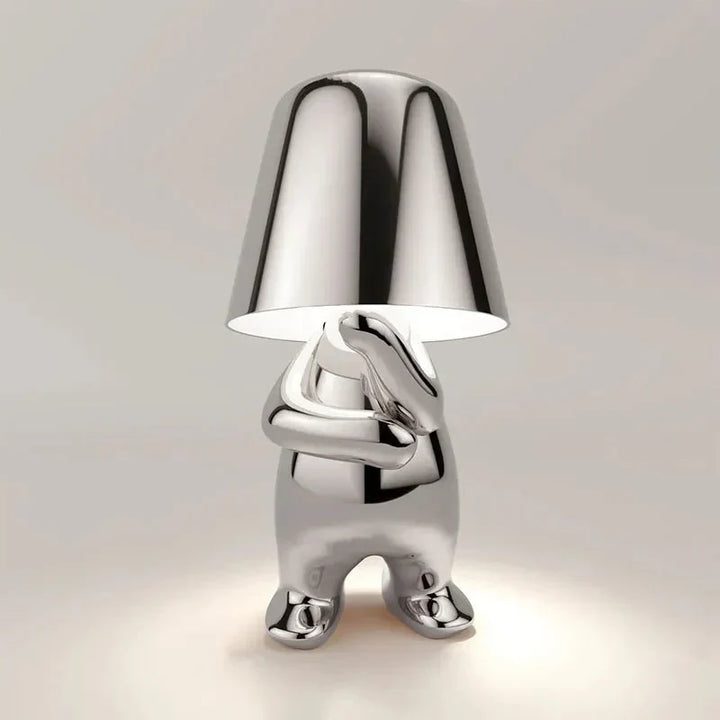 Tischlampe | Gold | Silber | Einfarbig | Stilvoll | Stimmungsbeleuchtung | Einzigartig | Humorvoll | Langlebig-Luzern Mode