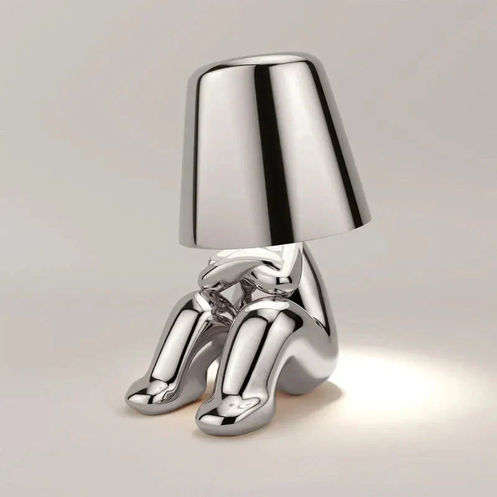 Tischlampe | Gold | Silber | Einfarbig | Stilvoll | Stimmungsbeleuchtung | Einzigartig | Humorvoll | Langlebig-Luzern Mode