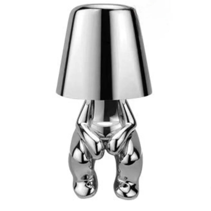 Tischlampe | Gold | Silber | Einfarbig | Stilvoll | Stimmungsbeleuchtung | Einzigartig | Humorvoll | Langlebig-Luzern Mode