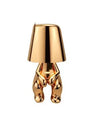 Tischlampe | Gold | Silber | Einfarbig | Stilvoll | Stimmungsbeleuchtung | Einzigartig | Humorvoll | Langlebig-Hugo-Lampe – Silber-Luzern Mode