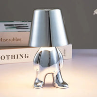 Tischlampe | Gold | Silber | Einfarbig | Stilvoll | Stimmungsbeleuchtung | Einzigartig | Humorvoll | Langlebig-Luzern Mode