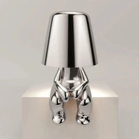 Tischlampe | Gold | Silber | Einfarbig | Stilvoll | Stimmungsbeleuchtung | Einzigartig | Humorvoll | Langlebig-Luzern Mode