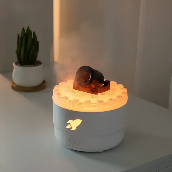 Luftbefeuchter in Kanonform | USB-Stromversorgung | Aromatherapie-Luzern Mode