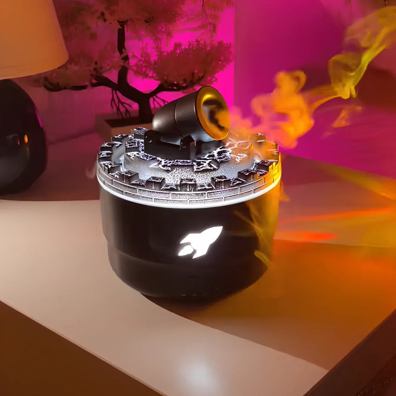 Luftbefeuchter in Kanonform | USB-Stromversorgung | Aromatherapie-Luzern Mode