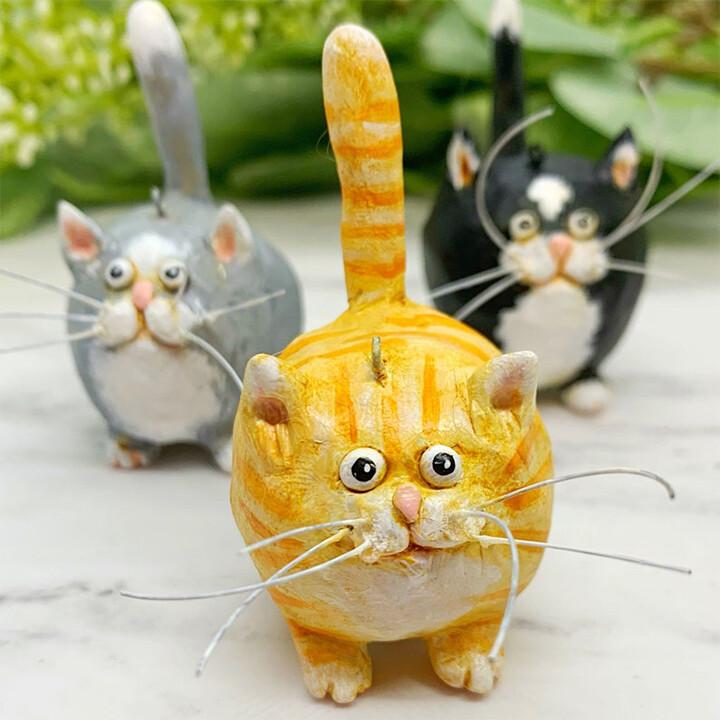 Weihnachtsornament | Katze Einzigartig Handgemacht Fröhlich Katzenliebhaber-Luzern Mode