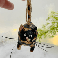 Weihnachtsornament | Katze Einzigartig Handgemacht Fröhlich Katzenliebhaber-Tortie-Luzern Mode