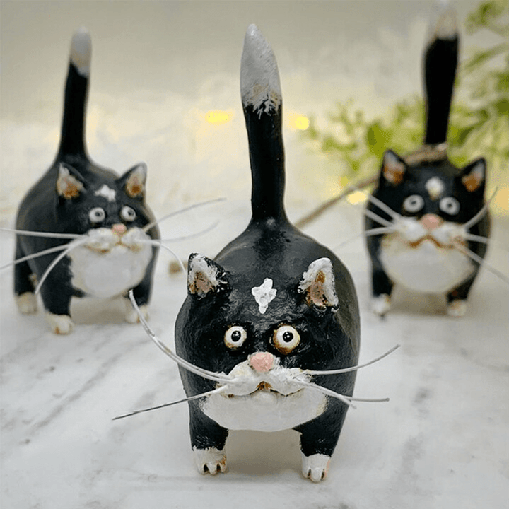 Weihnachtsornament | Katze Einzigartig Handgemacht Fröhlich Katzenliebhaber-Tuxedo-Luzern Mode