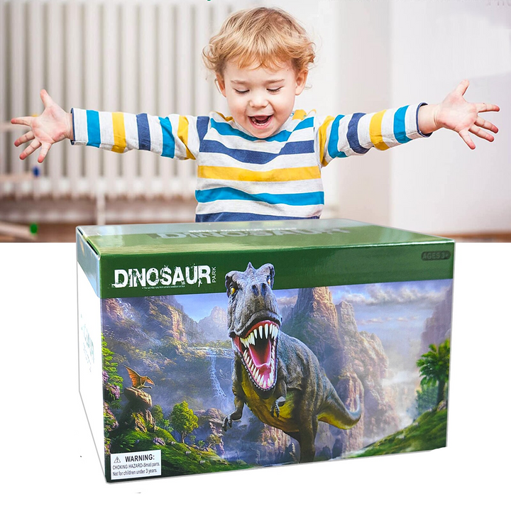 Dino Eisenbahnset | Interaktiv | Bauen | BPA-frei | Sicher | Lehrreich-Luzern Mode