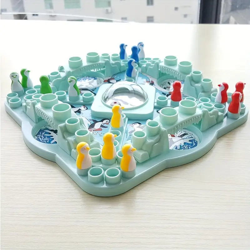 Pinguin Brettspiel | Mehrspieler | Lehrreicher Familienspaß | Langlebig-Luzern Mode